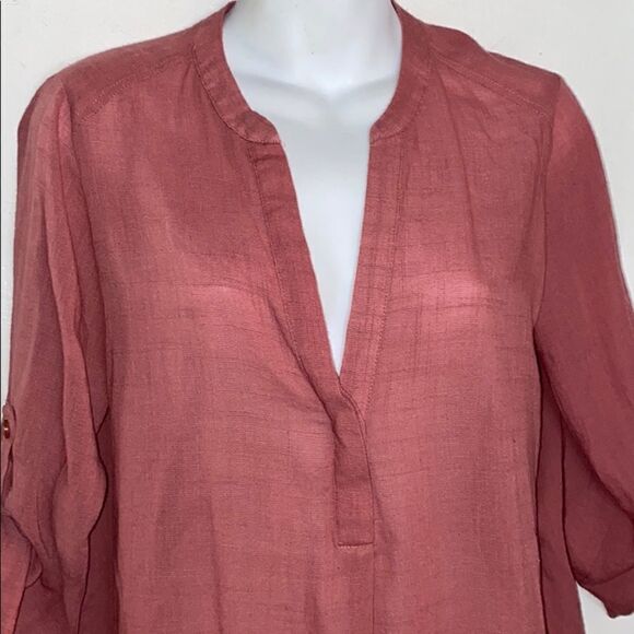 Lush Women's Blouse in Dusty Rose - Picture 2 of 7